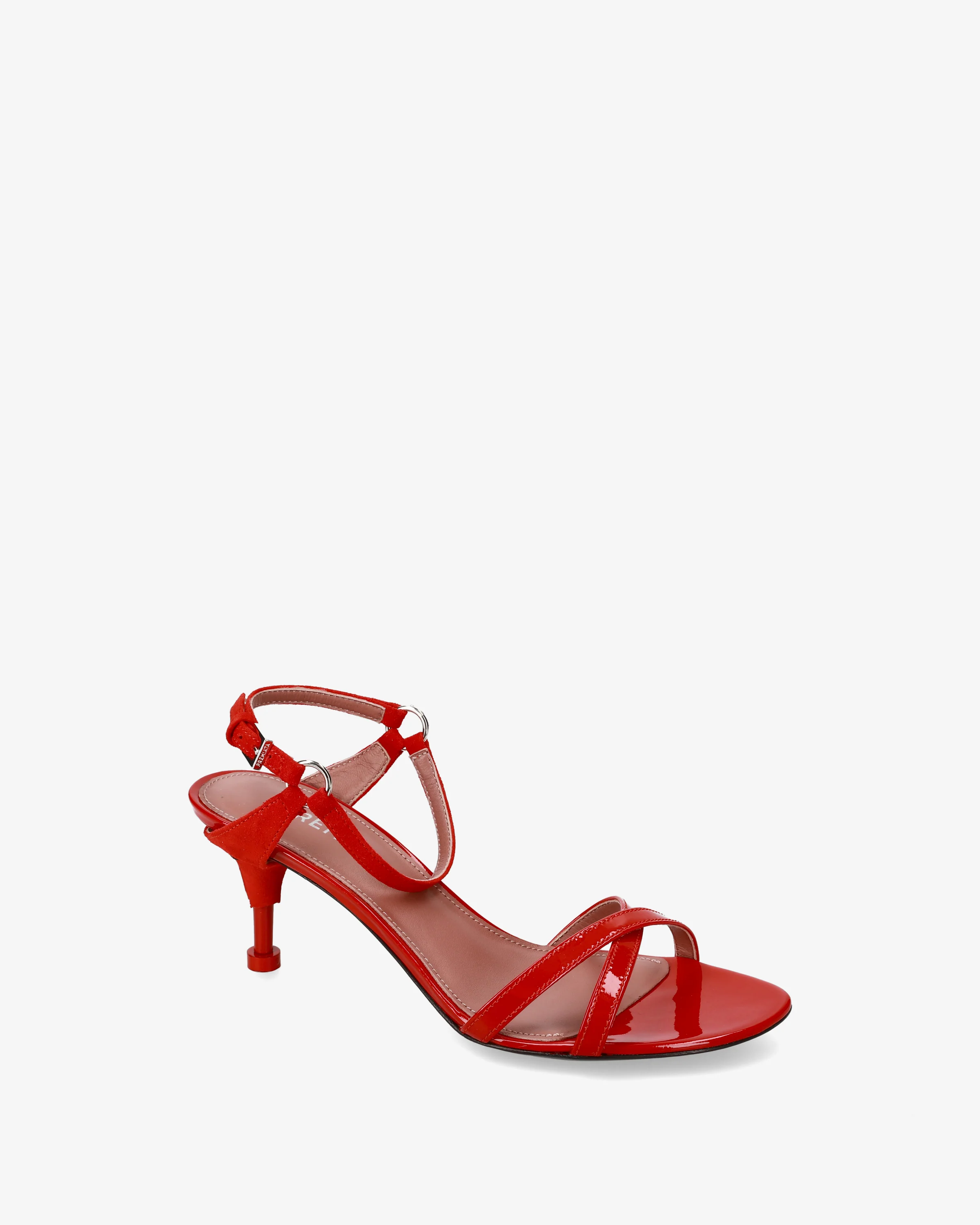 Patent leather and suede sandals - Image 4