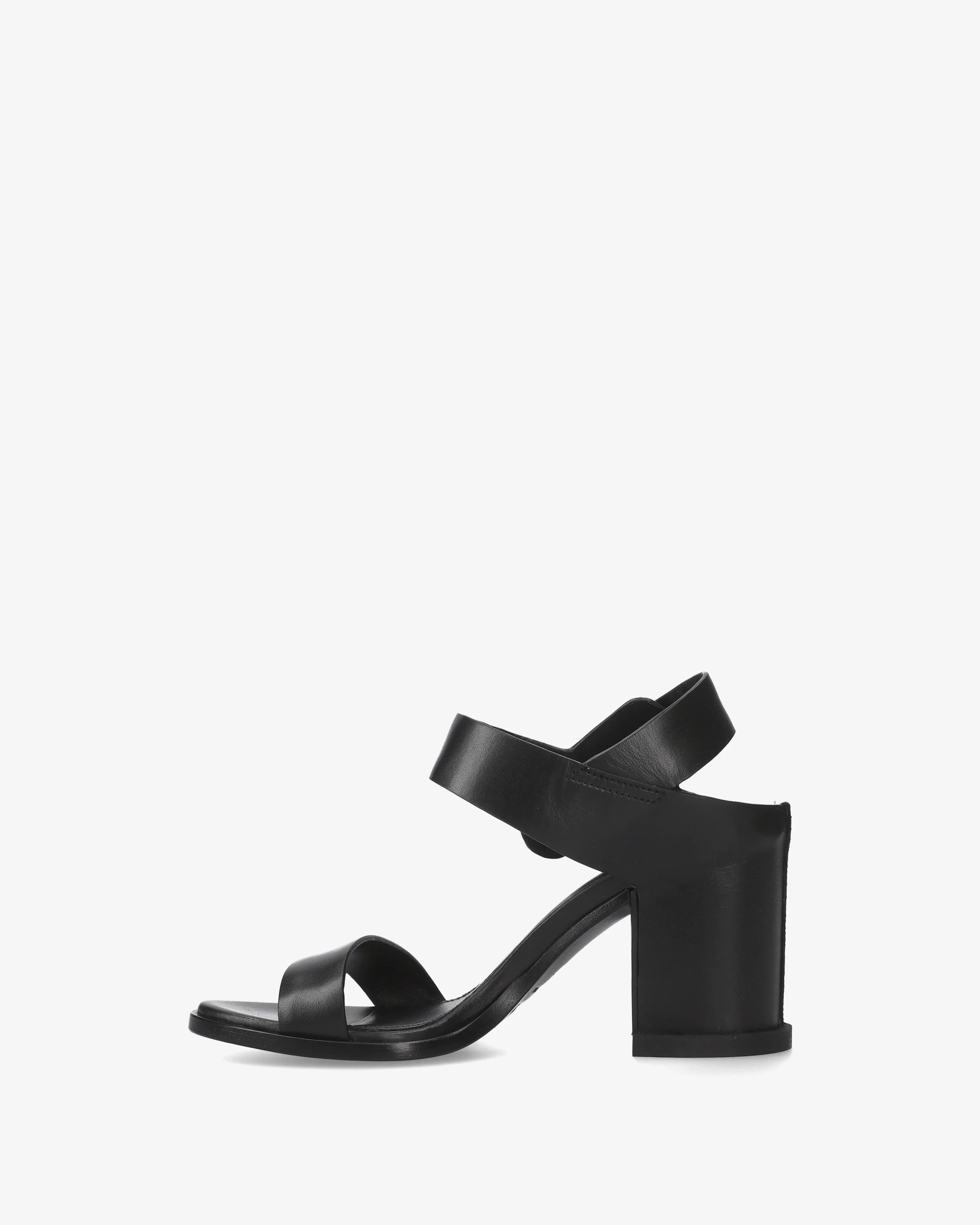 Calfskin sandals with square heel - Image 4