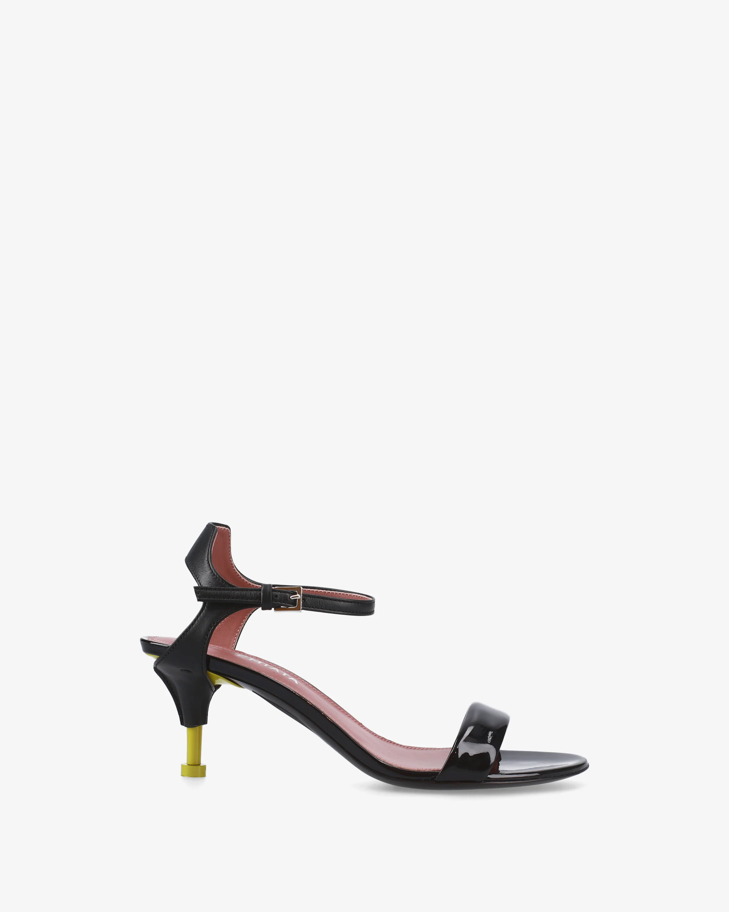 Patent leather sandals