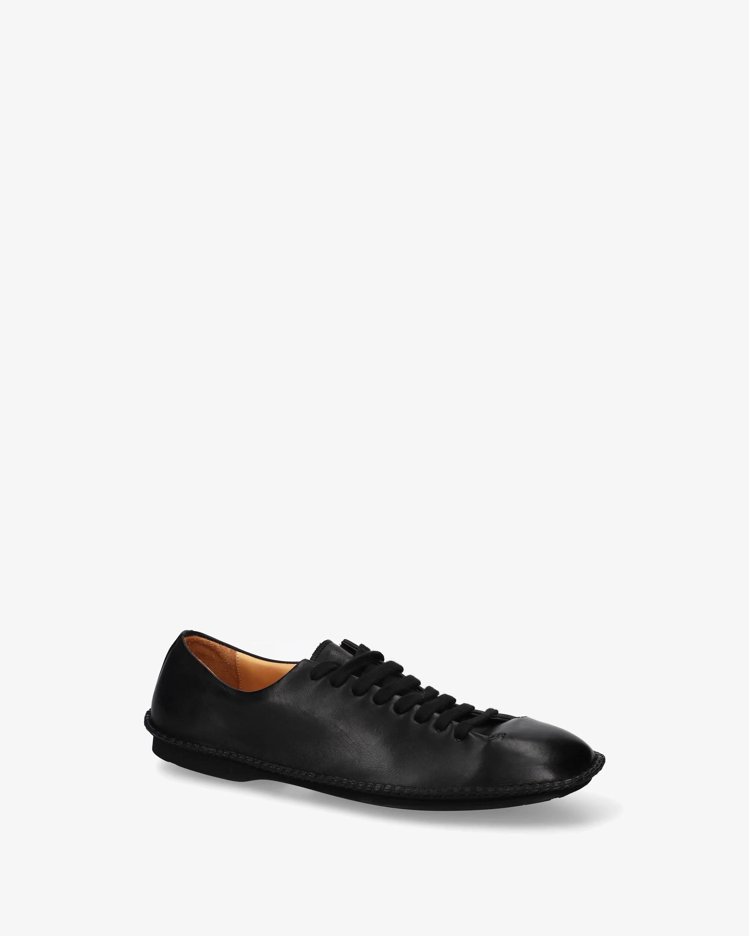 Deconstructed leather lace-up shoe - Image 2