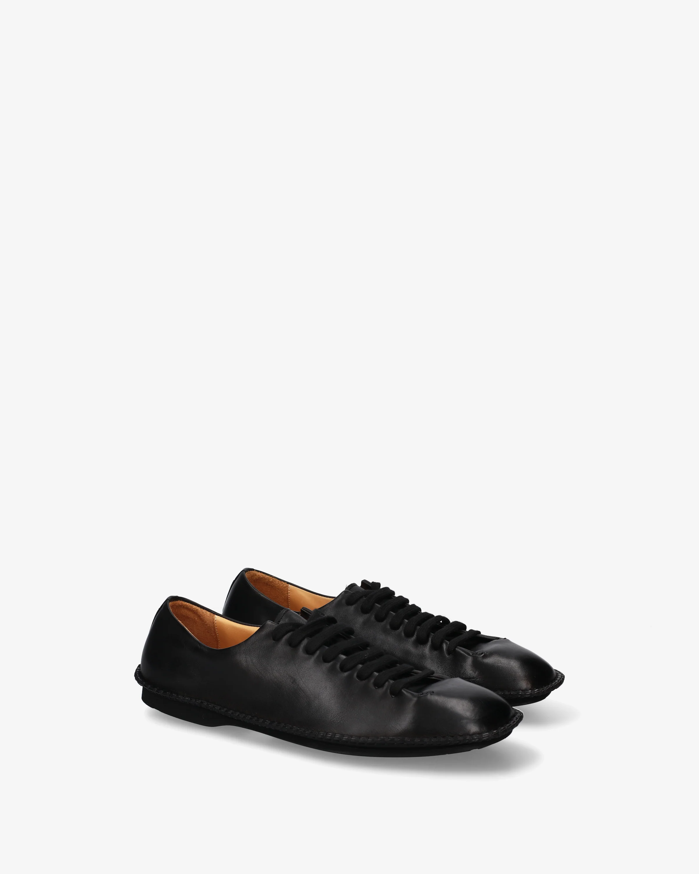 Deconstructed leather lace-up shoe - Image 4