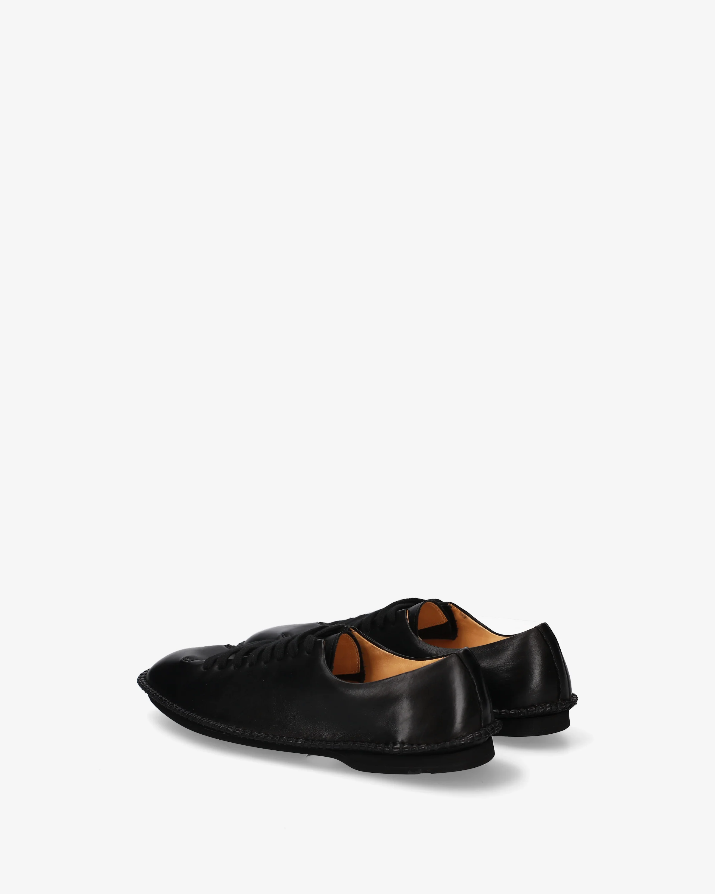 Deconstructed leather lace-up shoe - Image 5