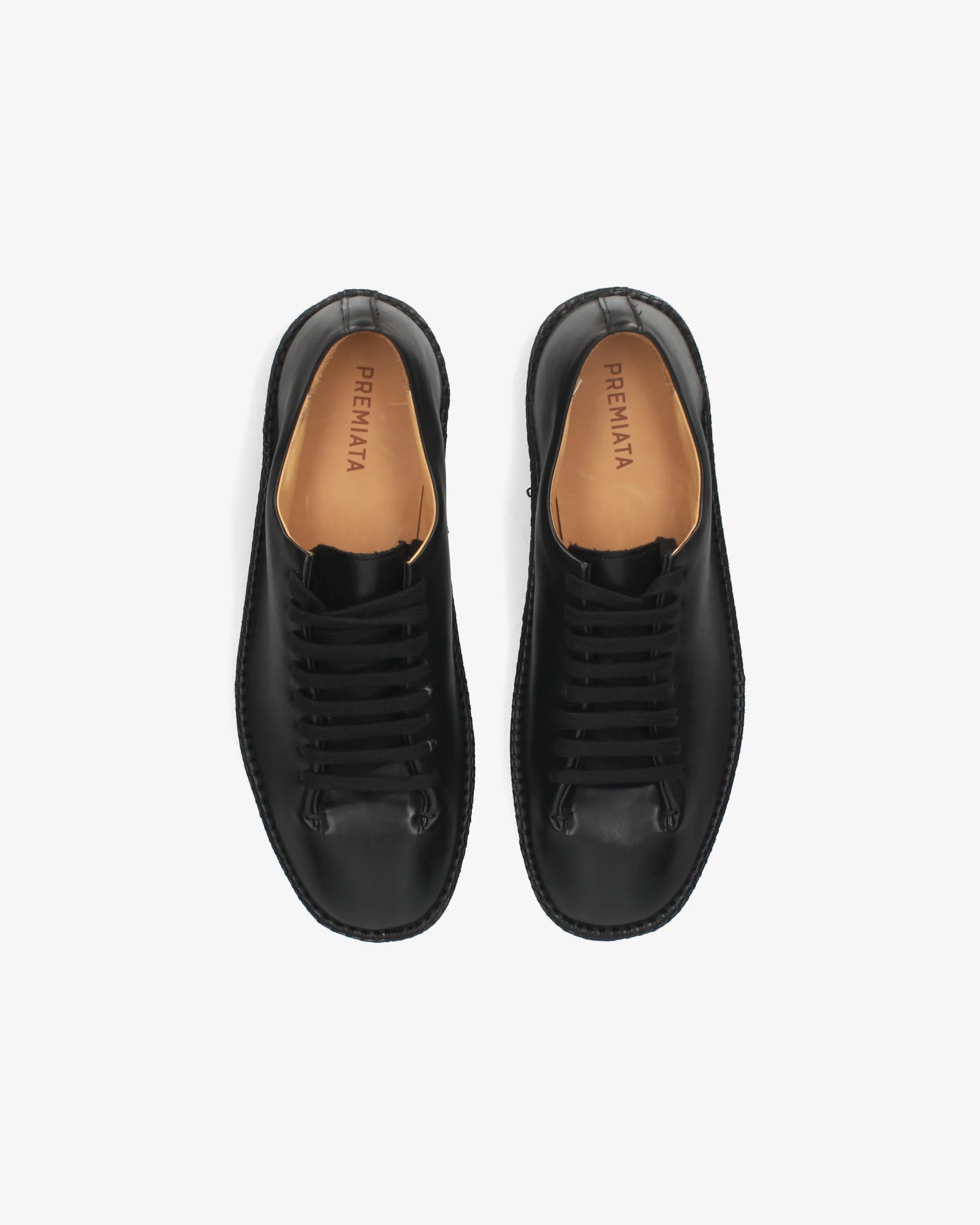 Deconstructed leather lace-up shoe - Image 6