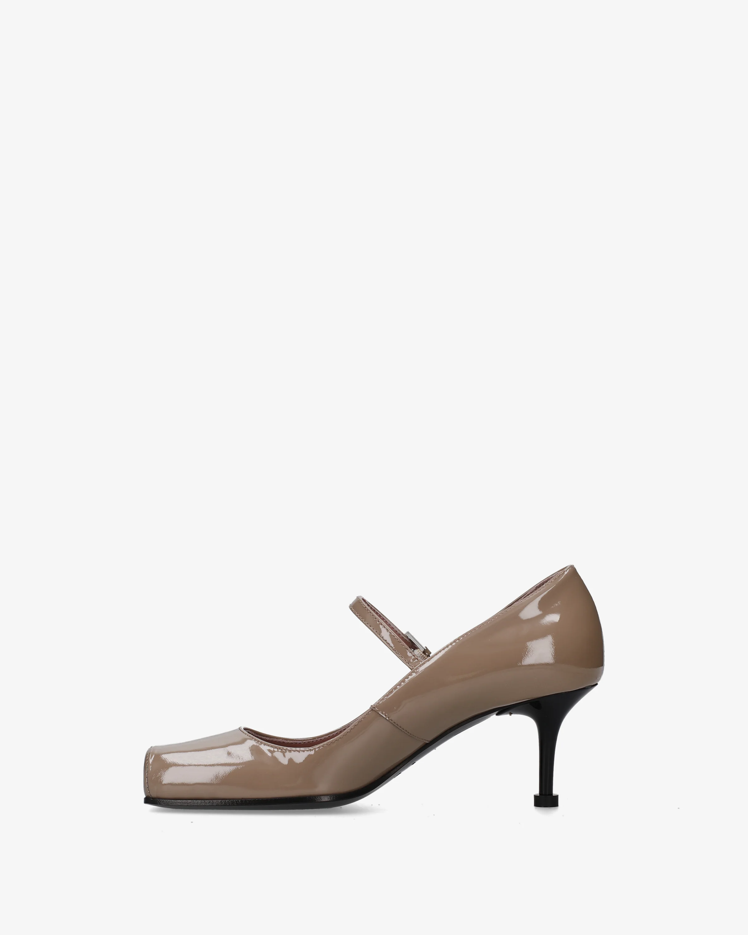 Taupe Leather Shoes - Image 3