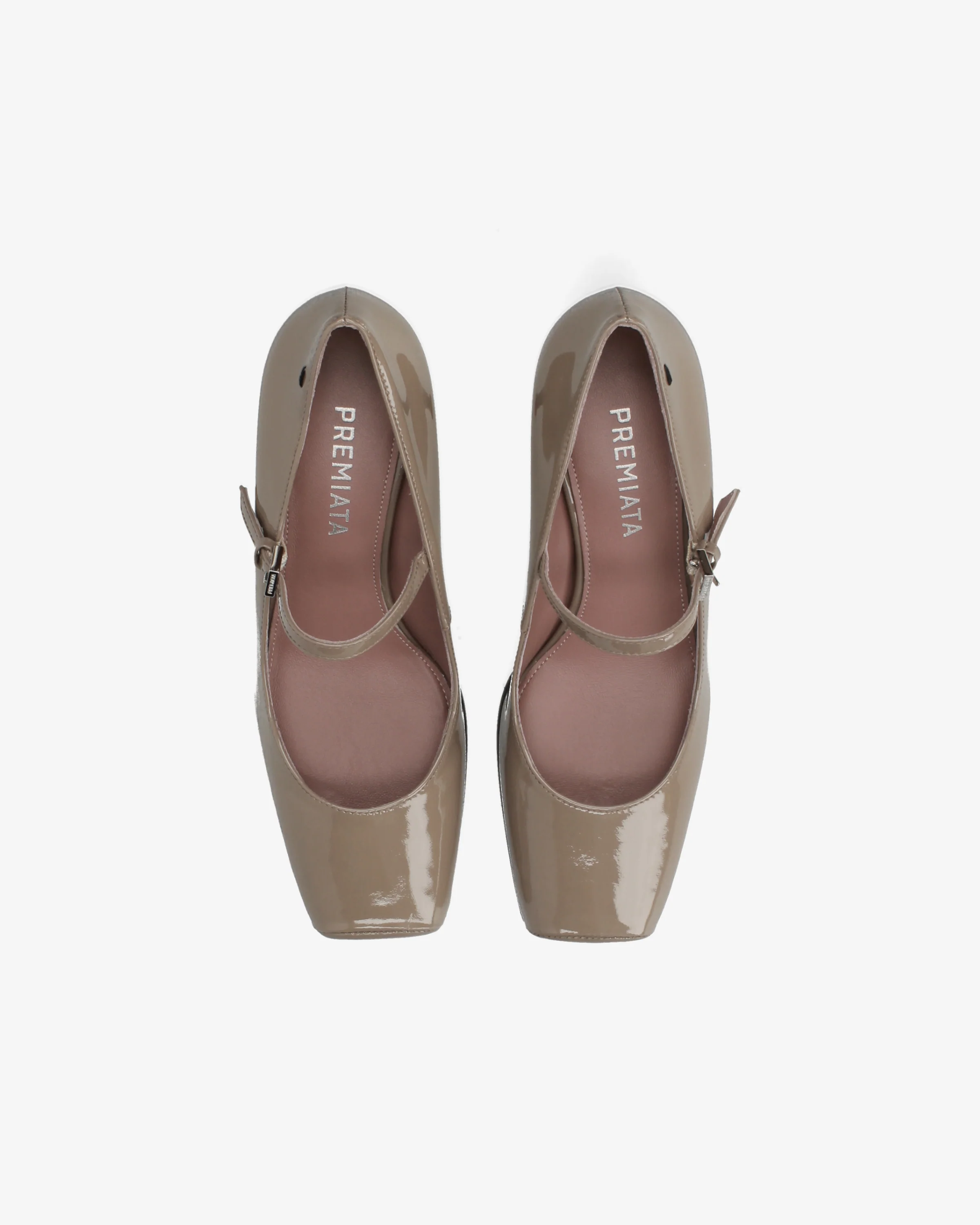 Taupe Leather Shoes - Image 6