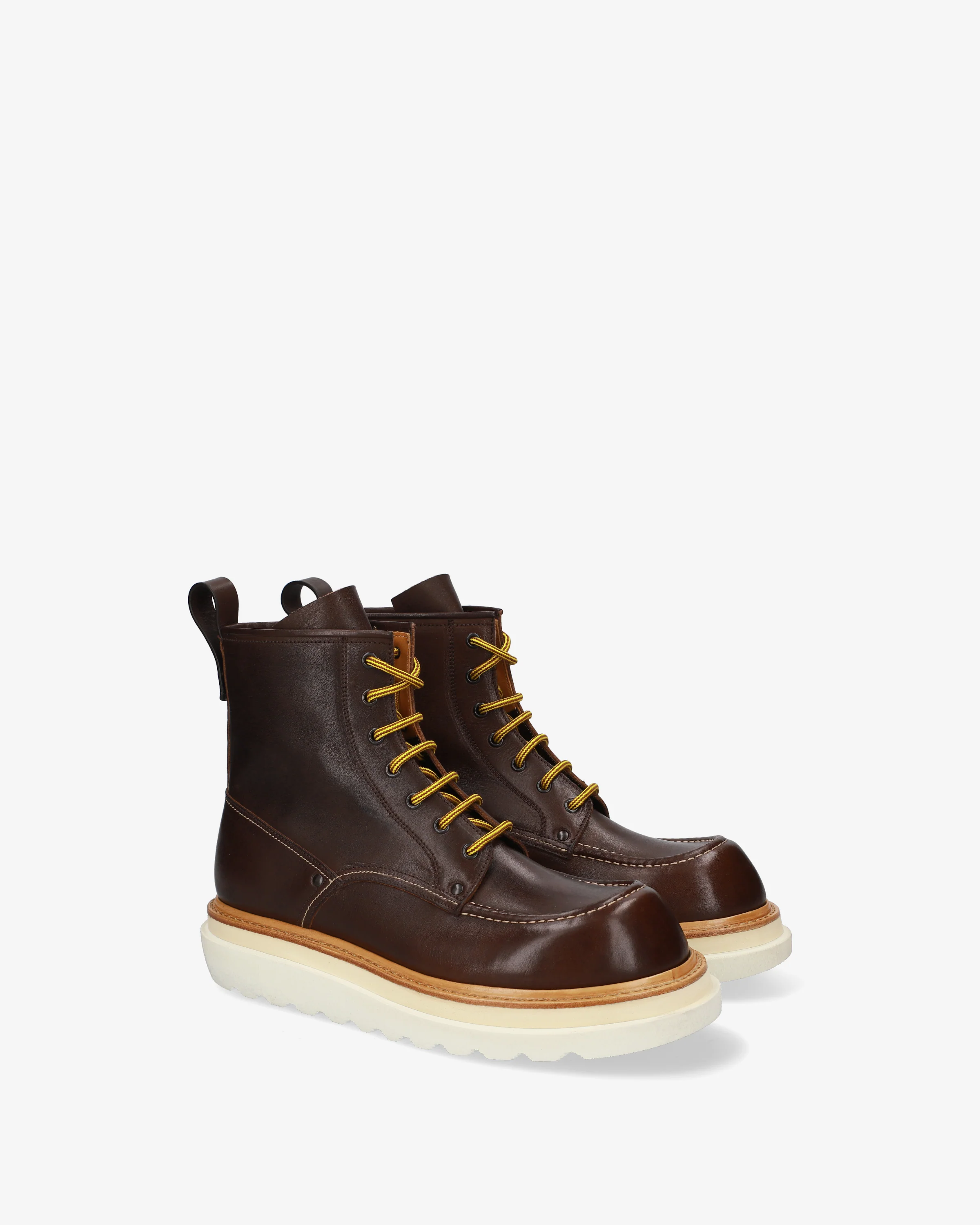 Lace-up leather ankle boots - Image 4