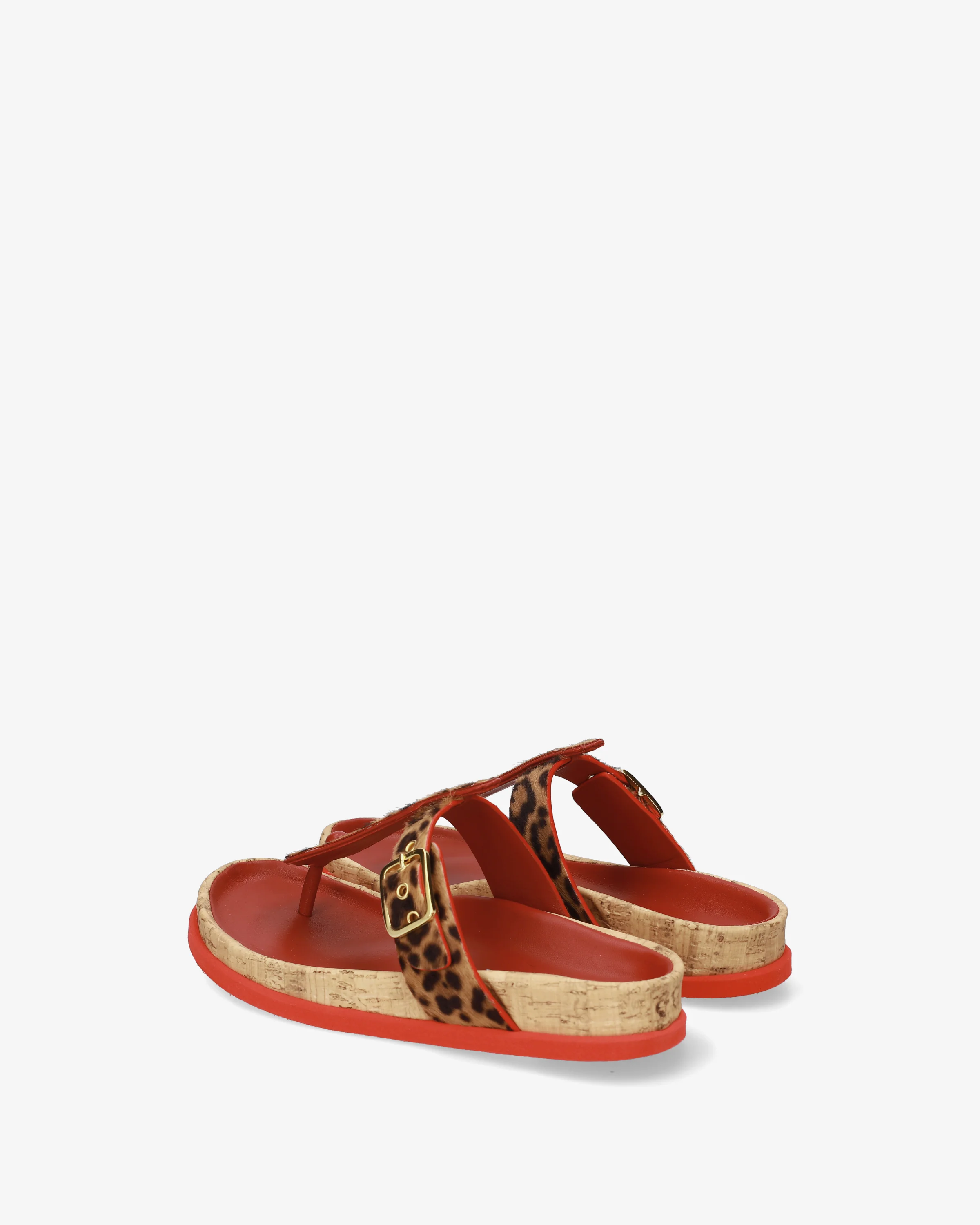 Ponyhide thong sandals - Image 5