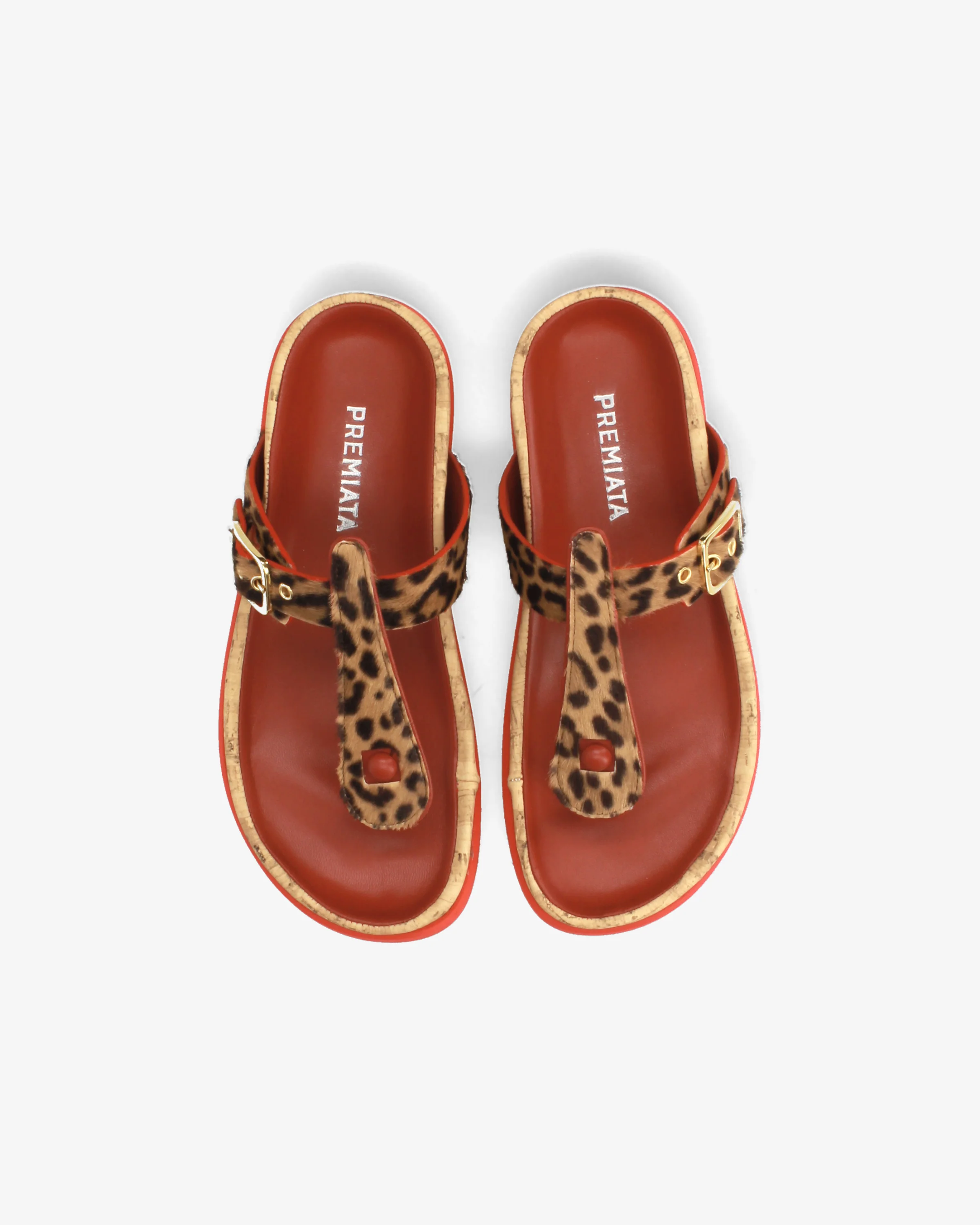 Ponyhide thong sandals - Image 6