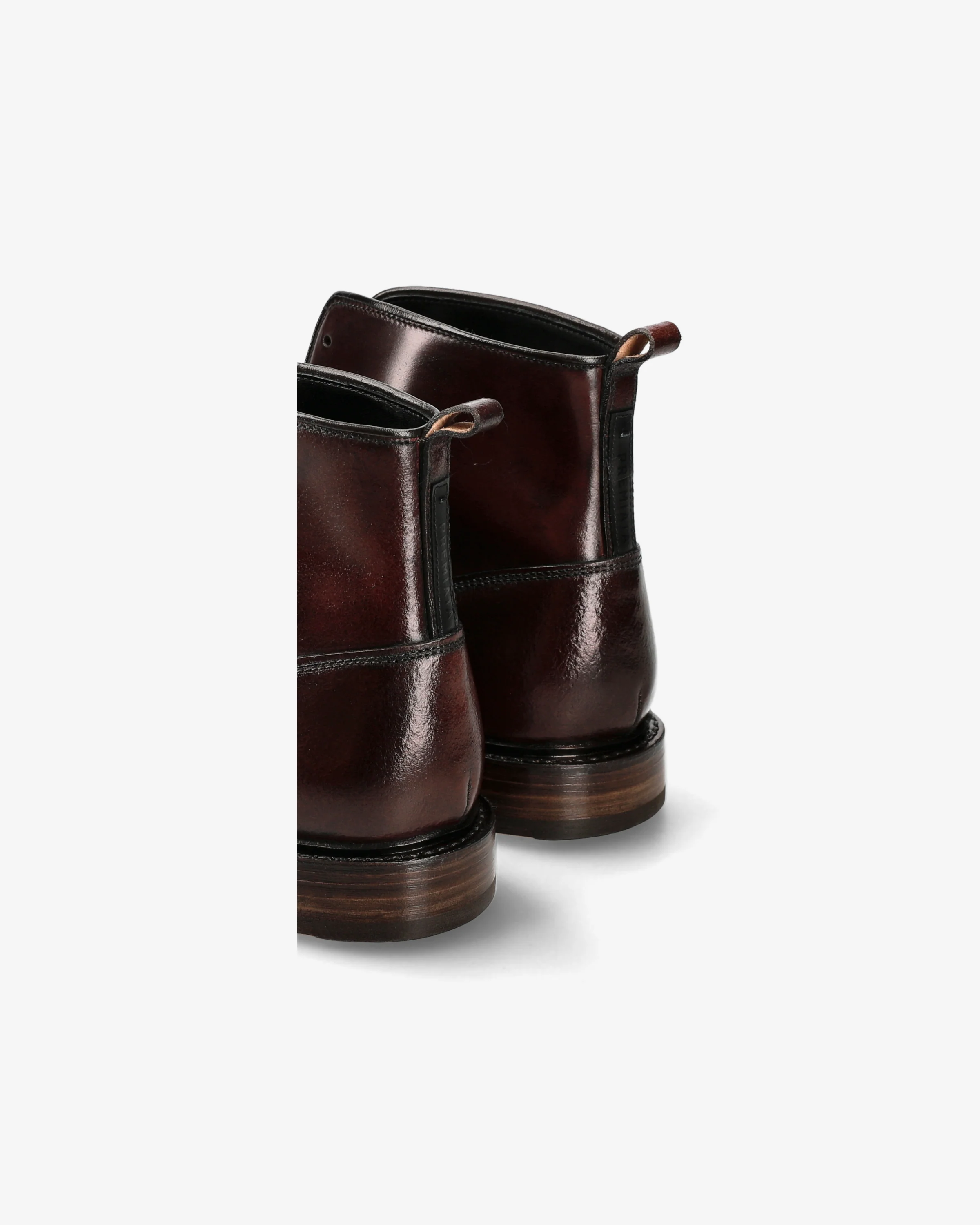 Lace-up cordovan ankle boots - Image 6