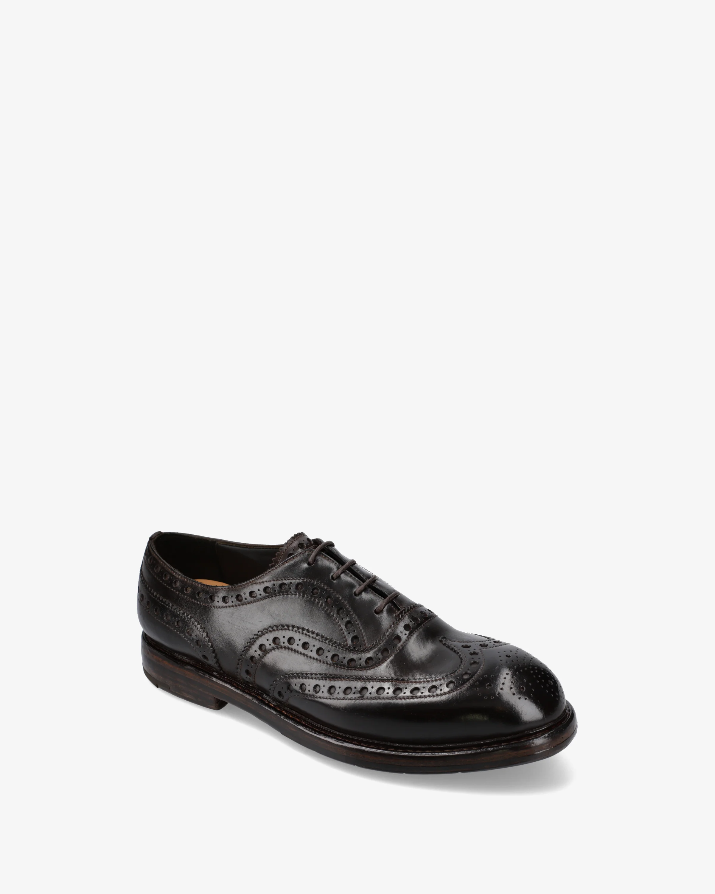 Black Leather Laced Shoes - Image 3