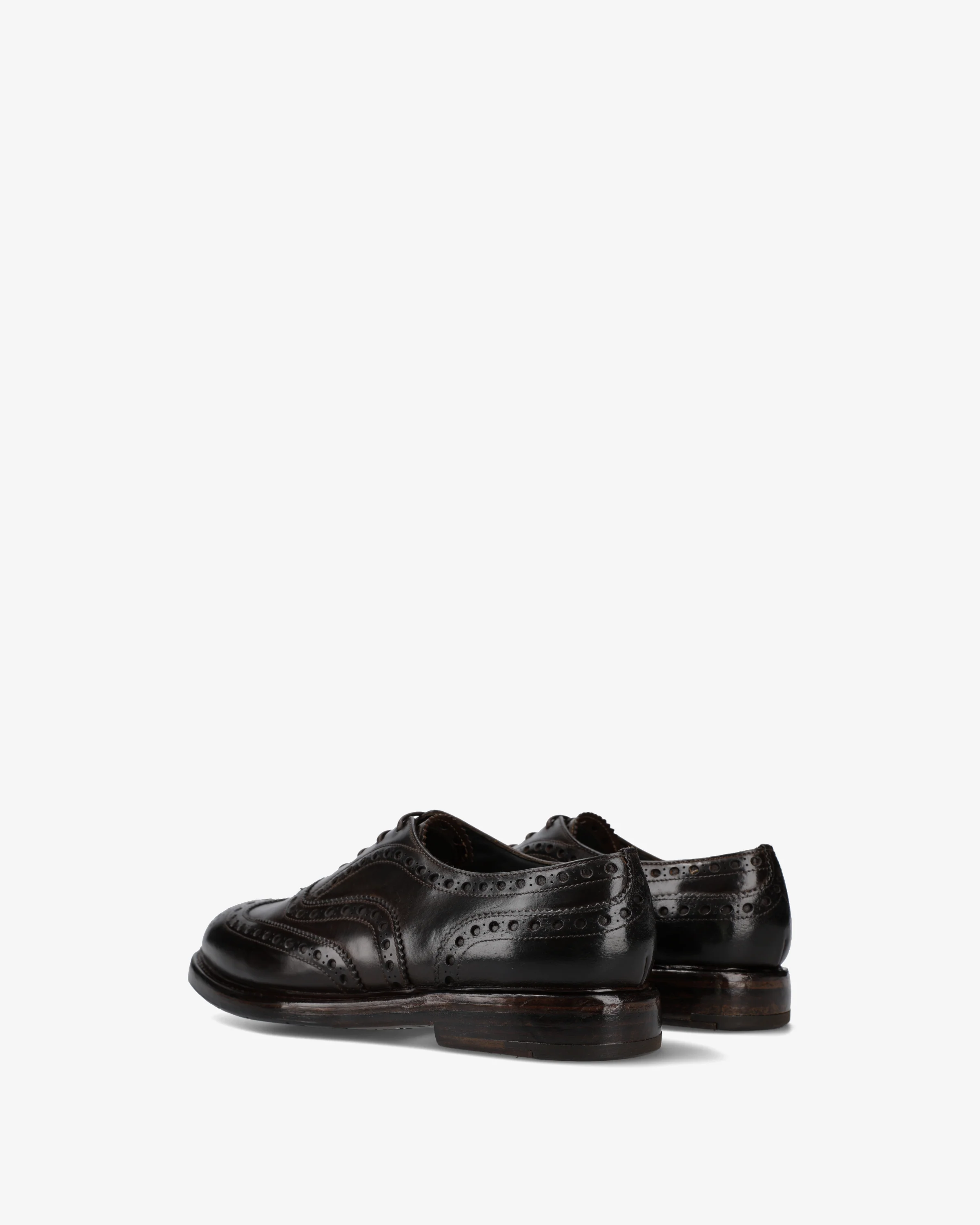Black Leather Laced Shoes - Image 5