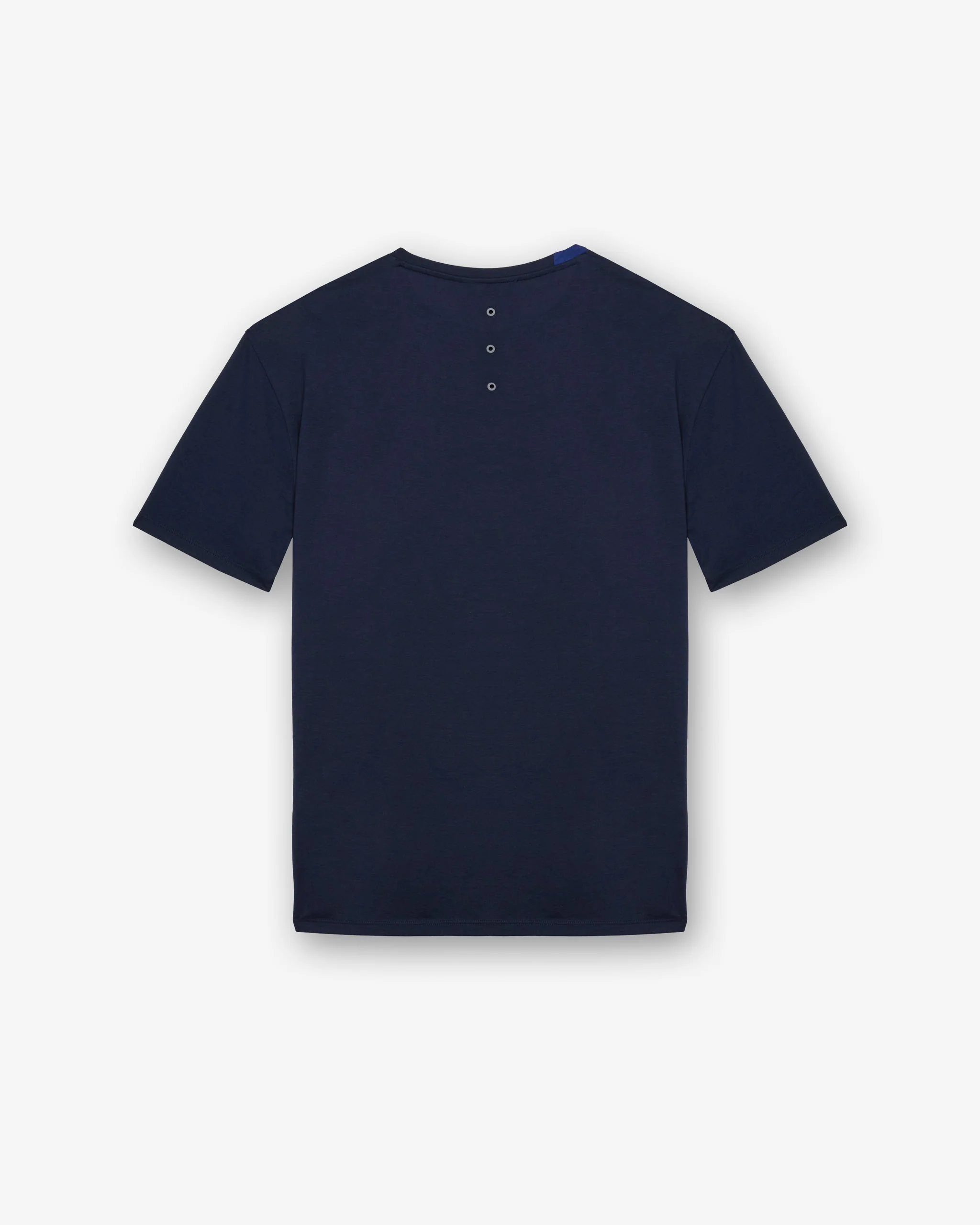 Cotton T-shirt with nylon detail - Image 5
