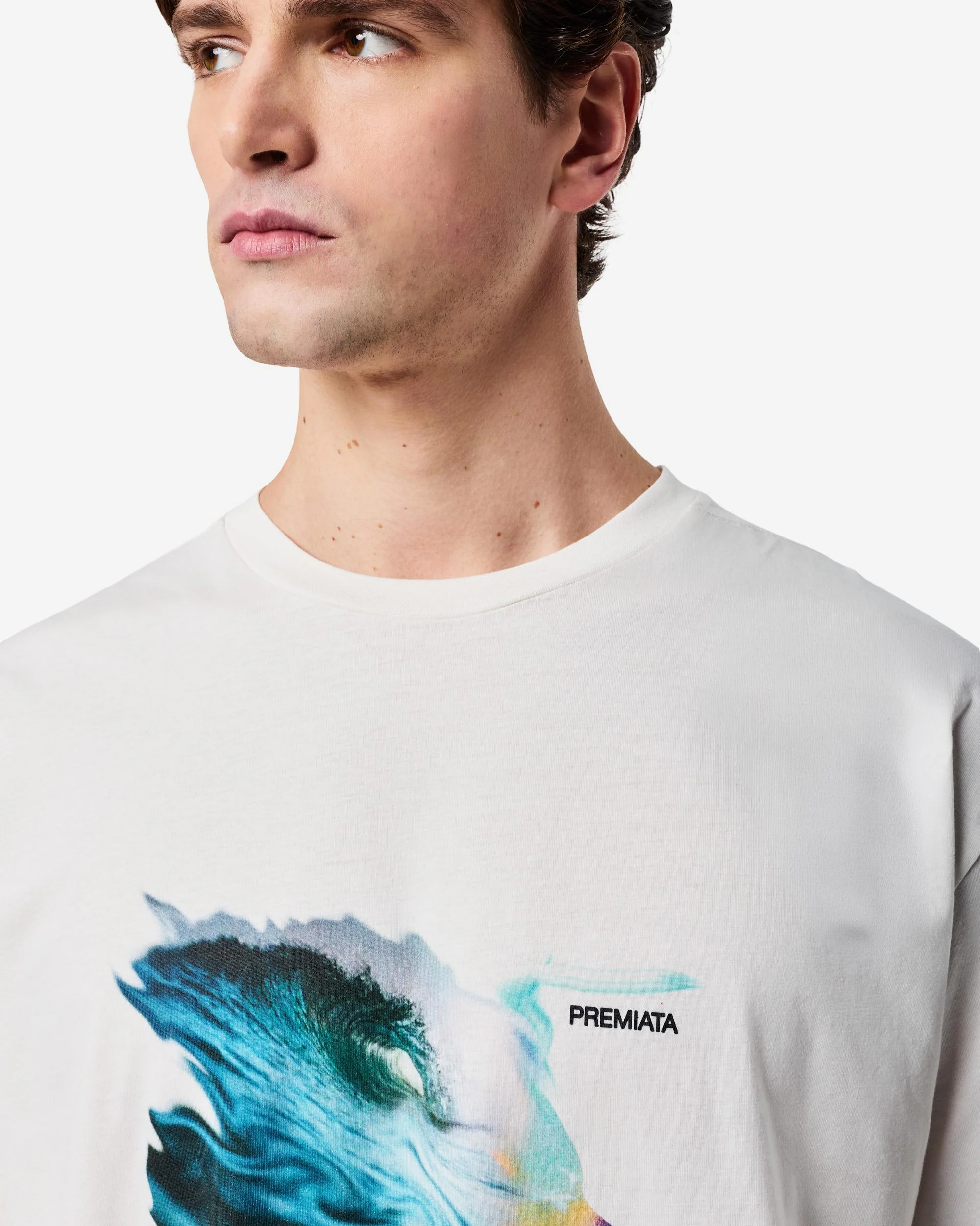 Cotton T-shirt with print - Image 3