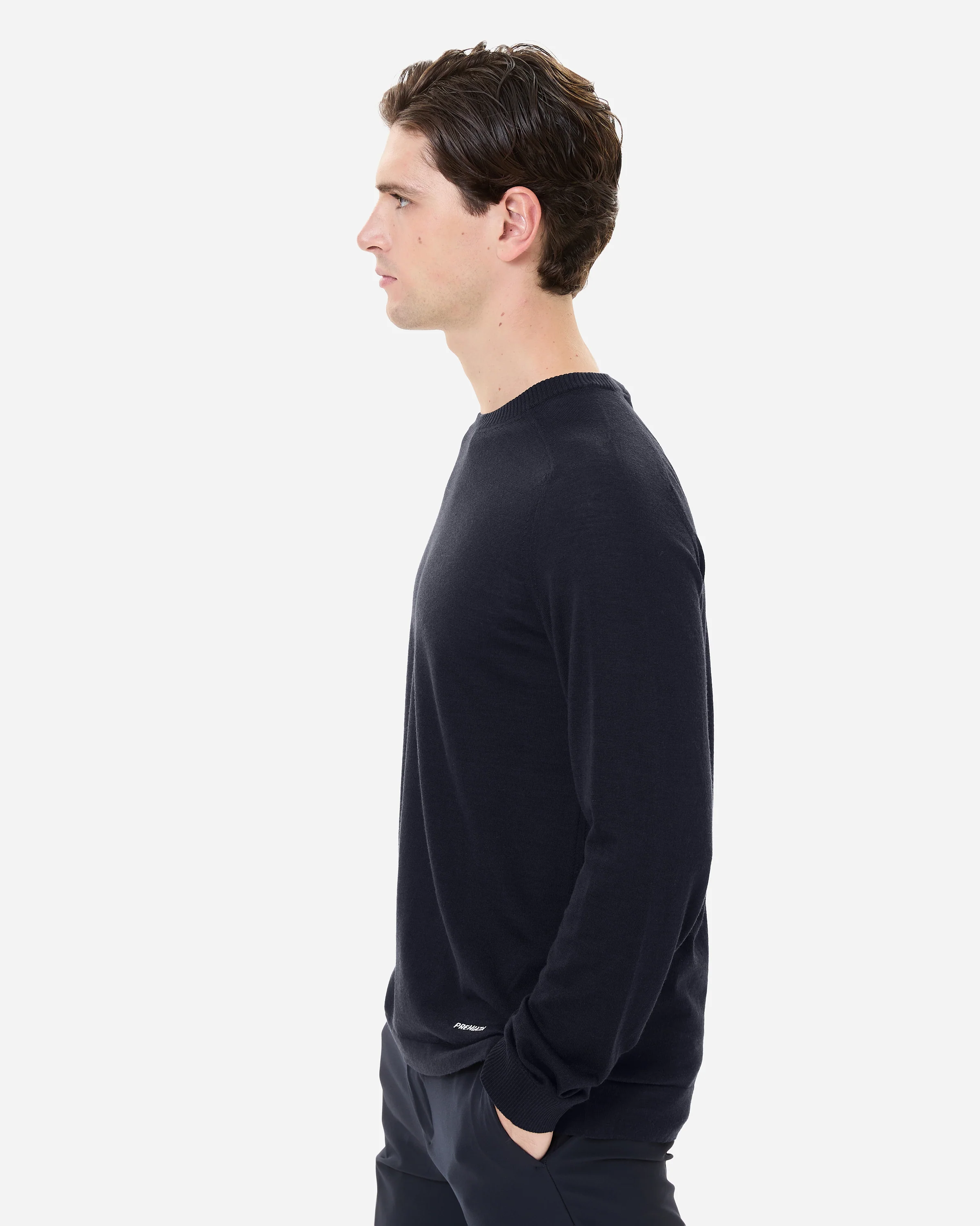 Wool and silk crew neck sweater - Image 5