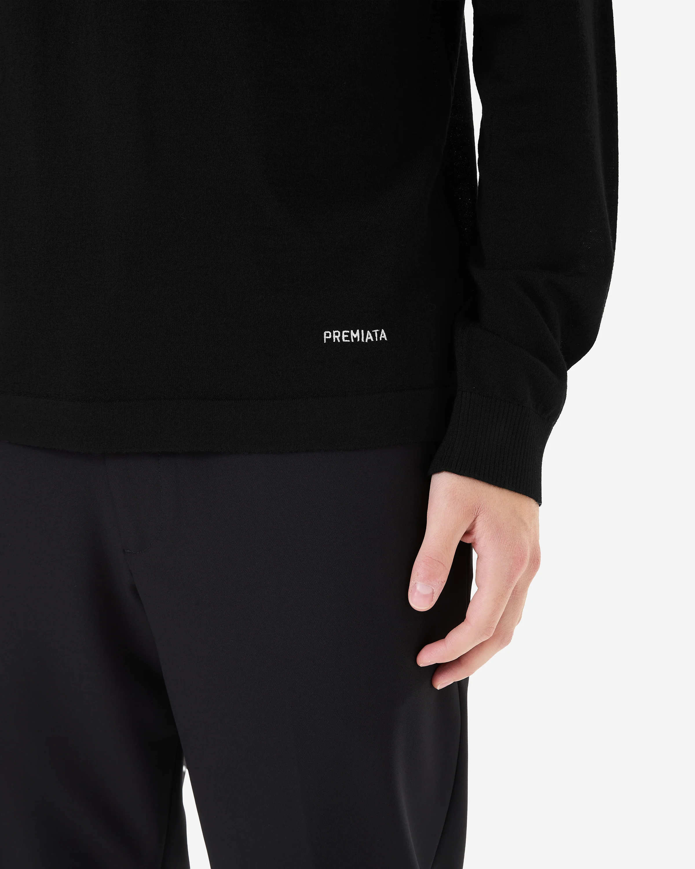 Wool and silk crew neck sweater - Image 6